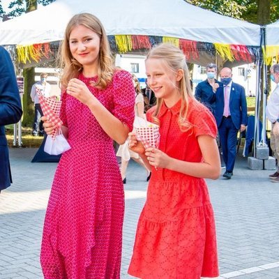 La Familia Real Belga celebrando el Día Nacional de Bélgica 2020