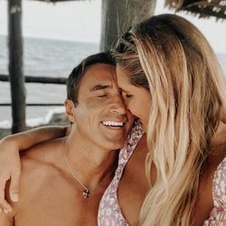 Ivana Icardi y Hugo Sierra muy cariñosos en Gran Canaria