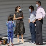 Los Reyes Felipe y Letizia con Fernando Alonso en el Museo y Circuito Fernando Alonso en Asturias