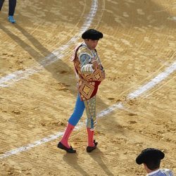 Enrique Ponce antes de torear en la corrida de toros de Osuna 2020