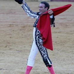 Enrique Ponce durante una corrida de toros en Huelva