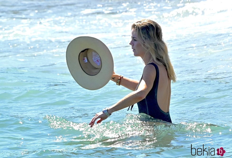 Amelia Bono disfrutando de sus vacaciones de verano en Marbella