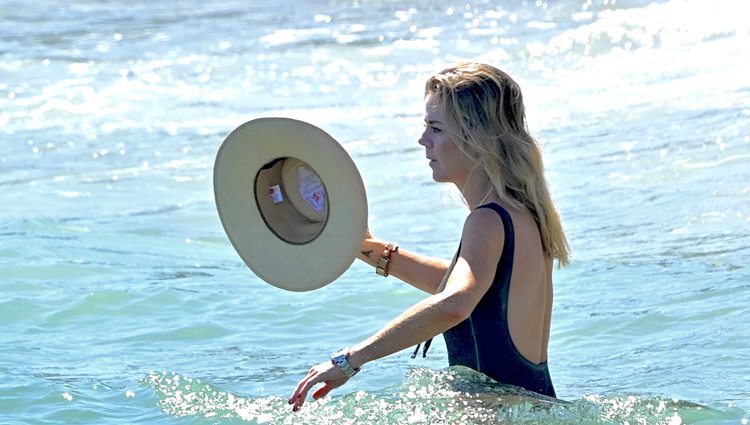 Amelia Bono disfrutando de sus vacaciones de verano en Marbella