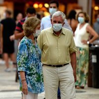 La Reina Sofía y Jean Henri Fruchaud en Palma