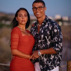 Cristiano Ronaldo y Georgina Rodríguez durante sus vacaciones de verano 2020