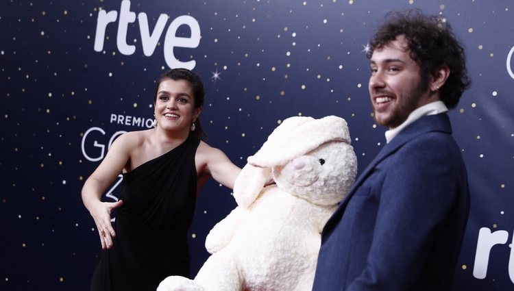 Amaia Romero y Álex de Lucas en los Premios Goya 2020