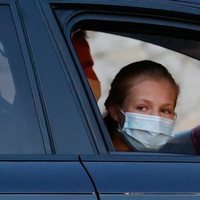 La Princesa Leonor llegando a Marivent para las vacaciones de la Familia Real en Mallorca