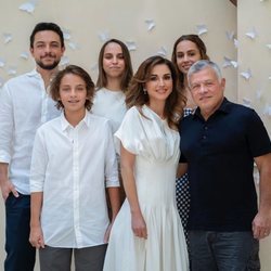 Rania de Jordania celebra su 50 cumpleaños con su marido y sus hijos