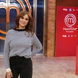 Melani Olivares en la presentación de 'Masterchef Celebrity 5'