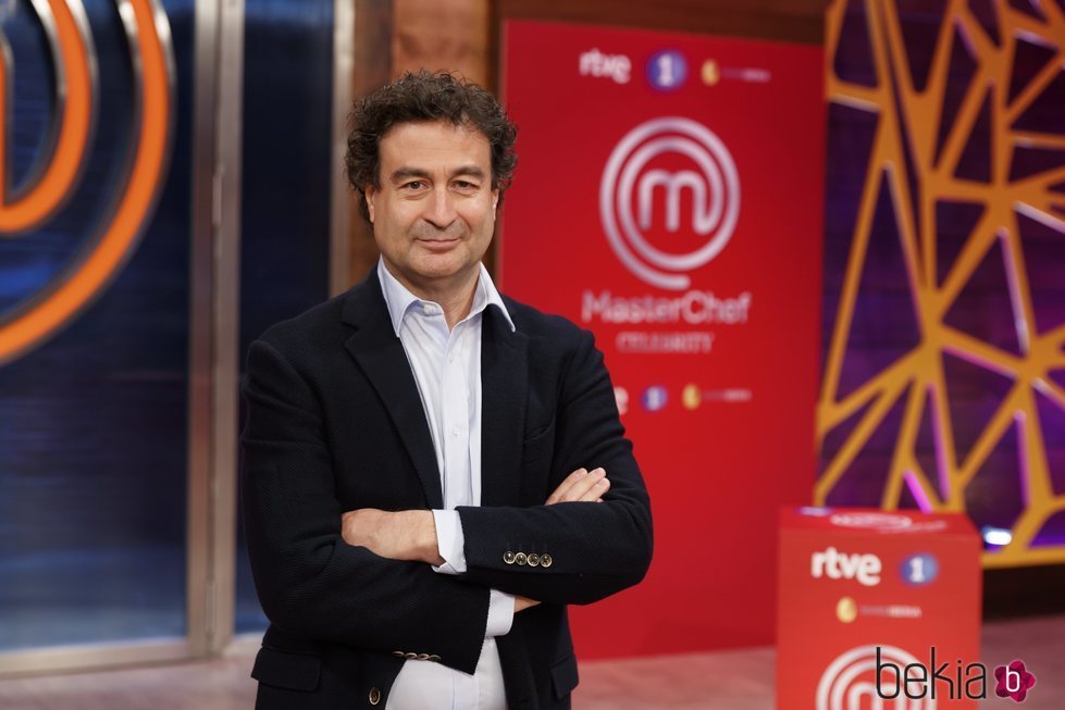 Pepe Rodríguez en la presentación de 'Masterchef Celebrity 5'