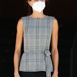 La Reina Letizia con mascarilla FFP2 en la apertura del Curso Escolar 2020/2021