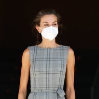 La Reina Letizia con mascarilla FFP2 en la apertura del Curso Escolar 2020/2021