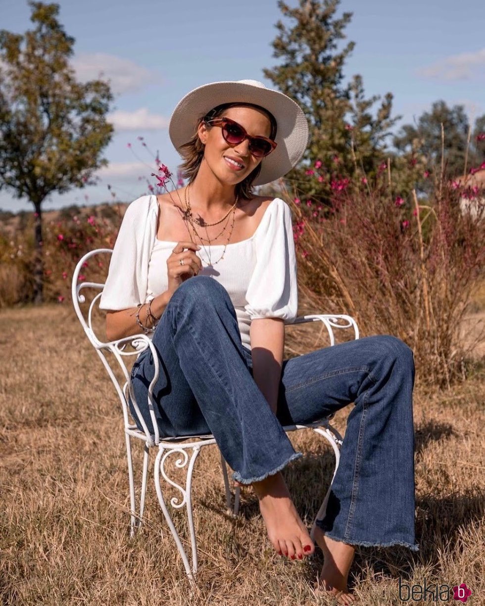 Sara Carbonero al aire libre disfrutando de los últimos días del verano 2020