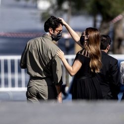 Blanca Suárez y Javier Rey, muy cómplices en el Festival de Cine de San Sebastián 2020