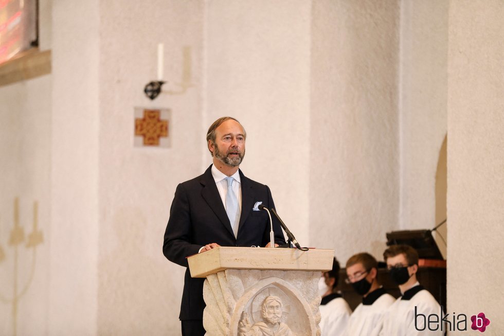 Christian de Lannoy en el bautizo de Carlos de Luxemburgo