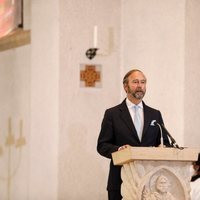 Christian de Lannoy en el bautizo de Carlos de Luxemburgo