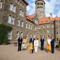 La Familia Ducal de Luxemburgo en el bautizo de Carlos de Luxemburgo