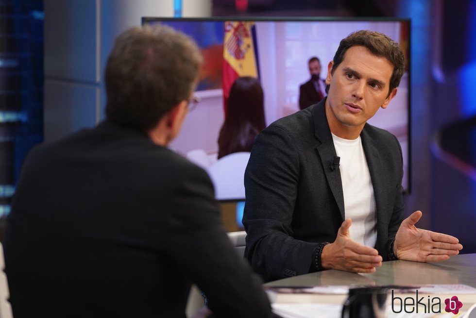 Albert Rivera hablando con Pablo Motos en 'El Hormiguero'