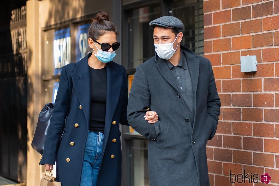 Katie Holmes y Emilio Vitolo paseando por Nueva York