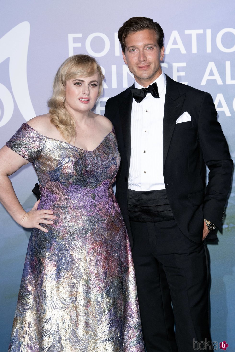 Rebel Wilson y su novio Jacob Busch en la gala para la Salud Planetaria de Montecarlo 2020