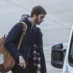 Juan Urdangarin en el aeropuerto de Barajas