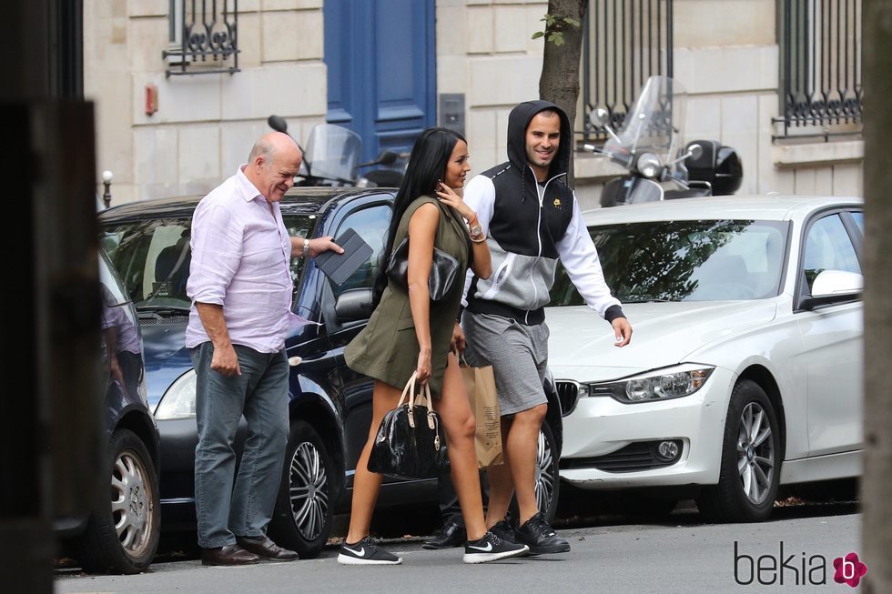 Aurah Ruiz y Jesé Rodríguez paseando en 2016 por París