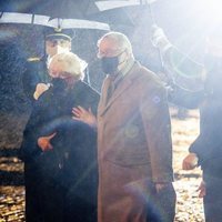 Alberto y Paola de Bélgica en la apertura del curso de la Real Academia Militar en Bruselas