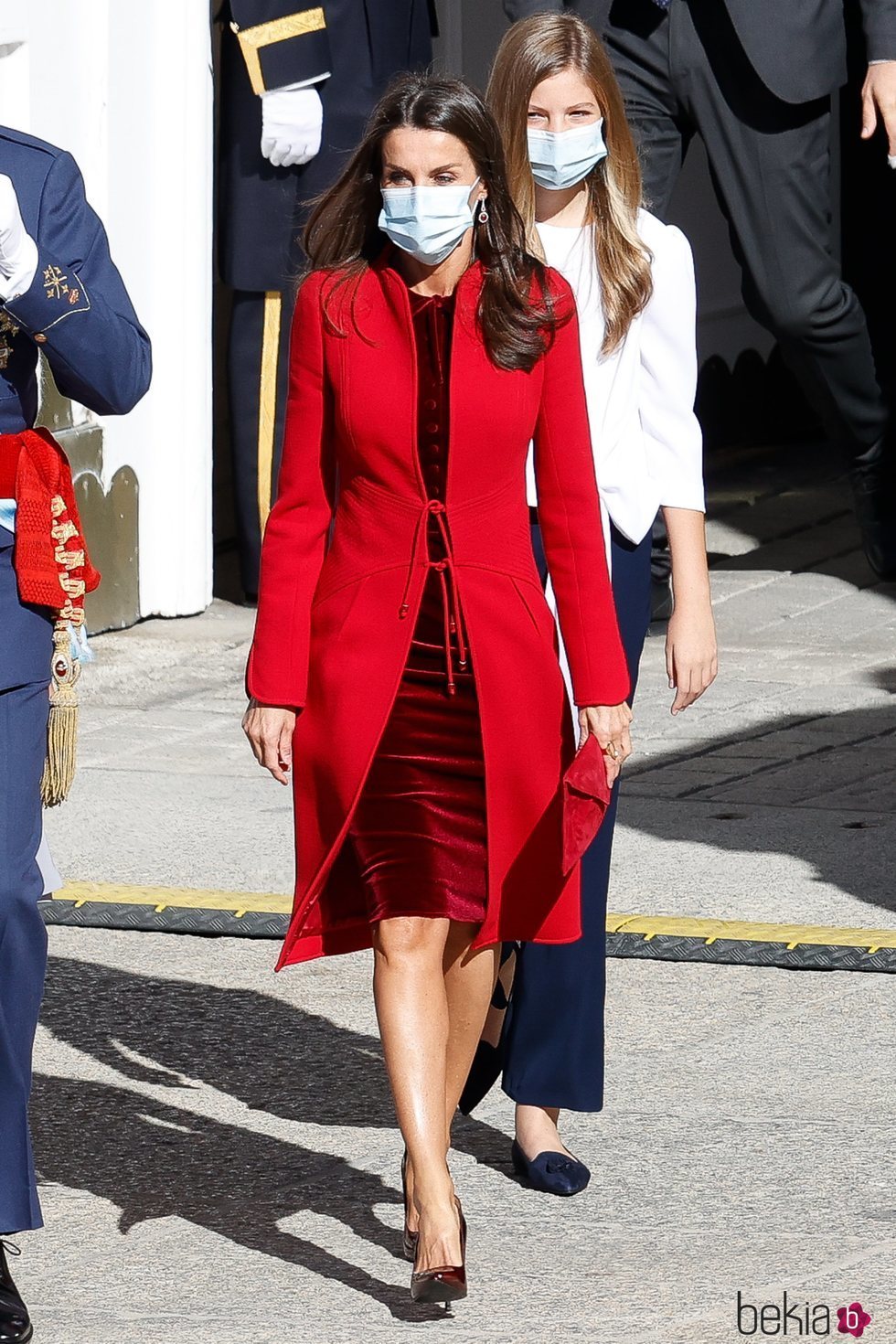 La Reina Letizia y la Infanta Sofía en el Día de la Hispanidad 2020