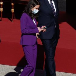 Irene Montero y Salvador Illa en el Día de la Hispanidad 2020