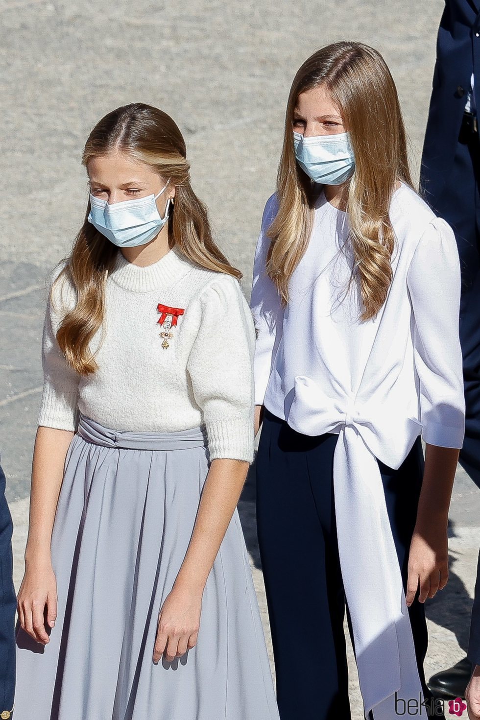 La Princesa Leonor y la Infanta Sofía en el Día de la Hispanidad 2020