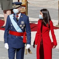 Los Reyes Felipe y Letizia en el Día de la Hispanidad 2020