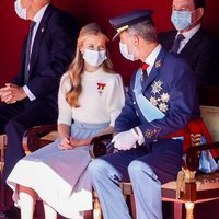 El Rey Felipe y la Princesa Leonor en el Día de la Hispanidad 2020