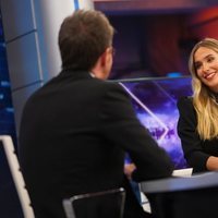 María Pombo hablando con Pablo Motos en 'El Hormiguero'