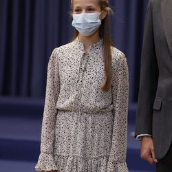 La Princesa Leonor en la audiencia a los galardonados de los Premios Princesa de Asturias 2020