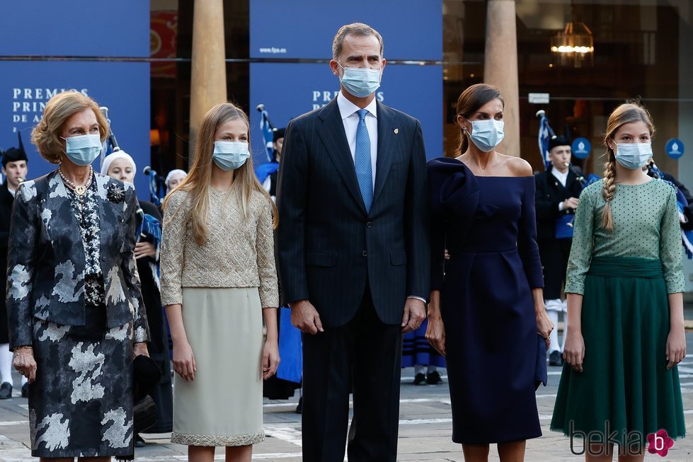 La Familia Real en los Premios Princesa de Asturias 2020