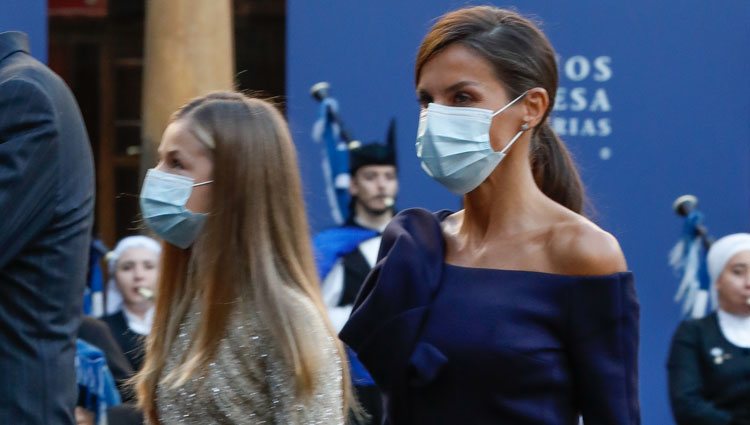 La Reina Letizia y la Princesa Leonor en los Premios Princesa de Asturias 2020