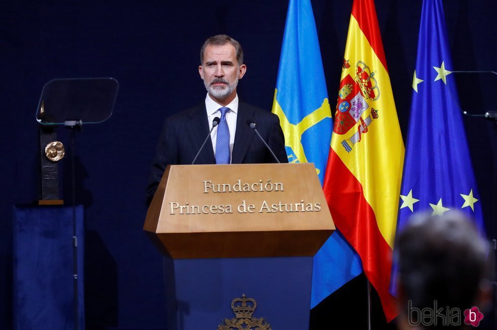 El Rey Felipe en su discurso en los Premios Princesa de Asturias 2020