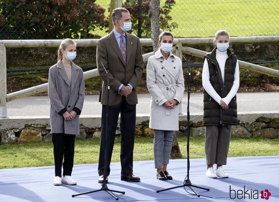 La Familia Real en Somao, Pueblo Ejemplar de Asturias 2020