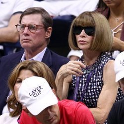 Anna Wintour y Shelby Bryan en el US Open 2017