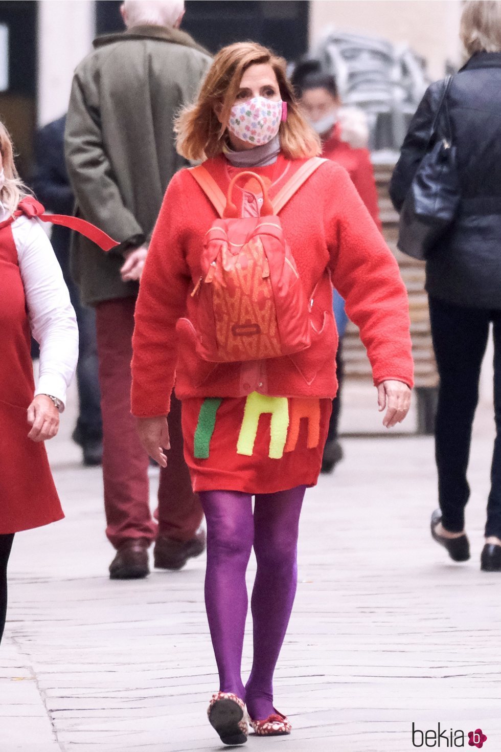 Ágatha Ruiz de la Prada paseando por Venecia