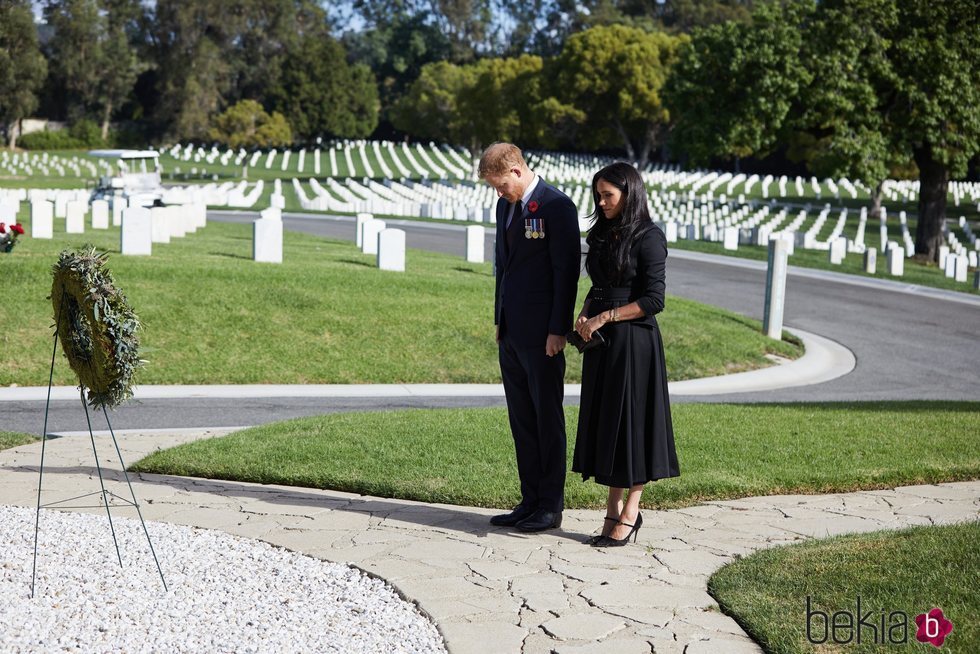 Los Duques de Sussex rindiendo homenaje a los caídos el Día del Recuerdo 2020