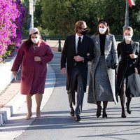 Andrea Casiraghi, Tatiana Santo Domingo, Pierre Casiraghi, Beatrice Borromeo, Alexandra de Hannover y Mélanie-Antoinette de Massy en el Día Nacional de Món