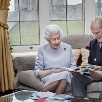 La Reina Isabel y el Duque de Edimburgo en su 73 aniversario de boda