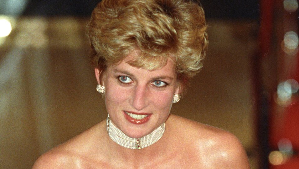 Lady Di en la premiere de la película '1492: la conquista del paraíso' en 1992