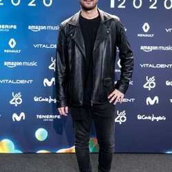 Willy Bárcenas en la entrega de Los 40 Music Awards 2020