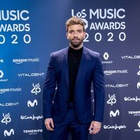 Pablo Alborán en la entrega de Los 40 Music Awards 2020