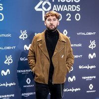 Dani Fernández en la entrega de Los 40 Music Awards 2020