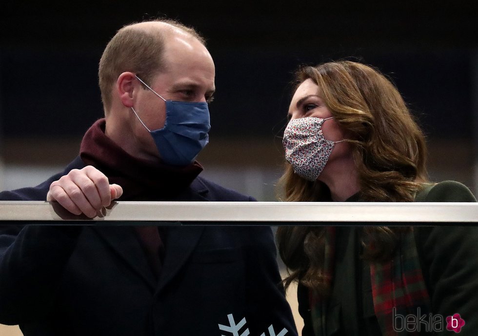 El Príncipe Guillermo y Kate Middleton al inicio de su Royal Train Tour en Londres