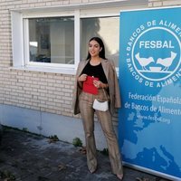 Georgina Rodríguez en el Banco de Alimentos de España