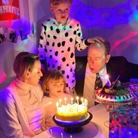 Jacques y Gabriella de Mónaco en la celebración de su 6 cumpleaños junto a Alberto y Charlene de Mónaco